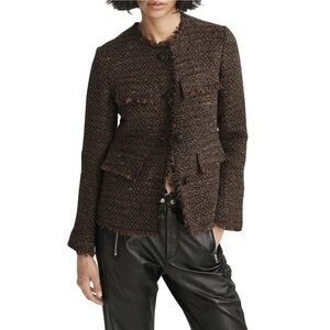 rag & bone Brown Tweed Blazer